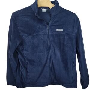 Columbia Men's Blue Full Zip Fleece Jacket 2X XXL